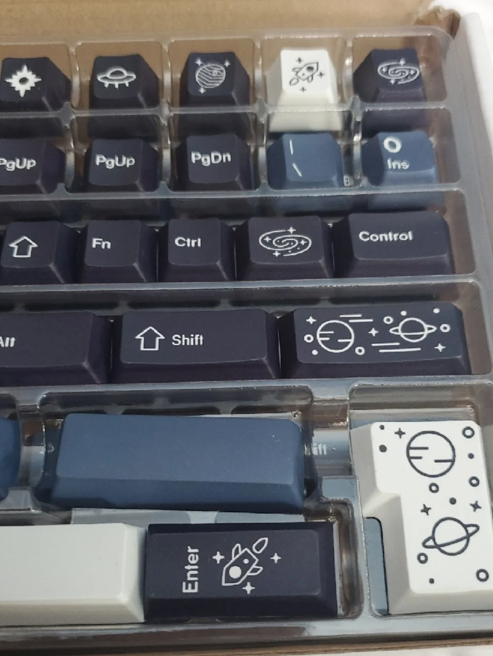 Color Keycap Set - Multicolor - Keycaps Are Blue